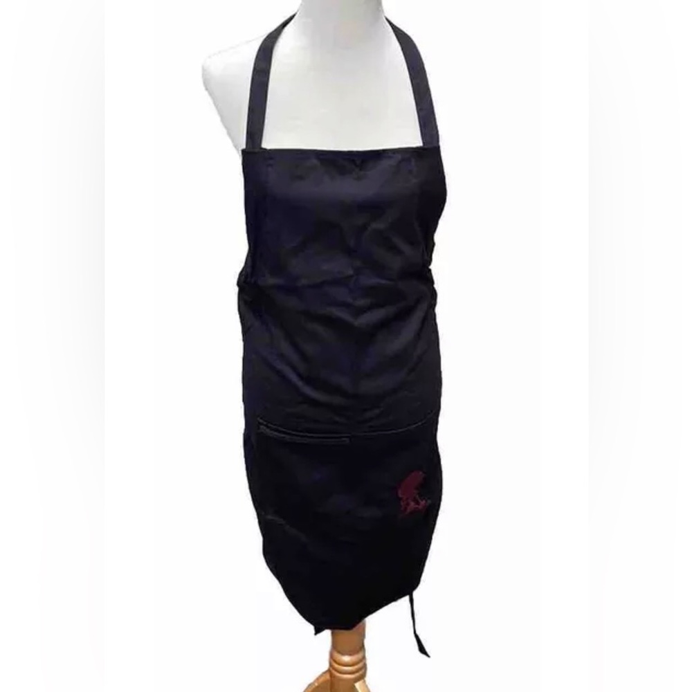 Weber Grill Black Apron w/Red Kettle BBQ Grill NWOT One Size Unisex